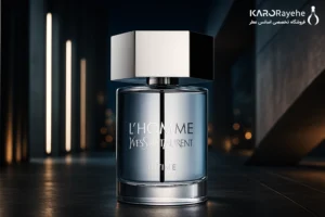 عطر مردانه لهوم اولتایم ایو سن لورن، ظرف شیک و مدرن با طراحی مینیمال